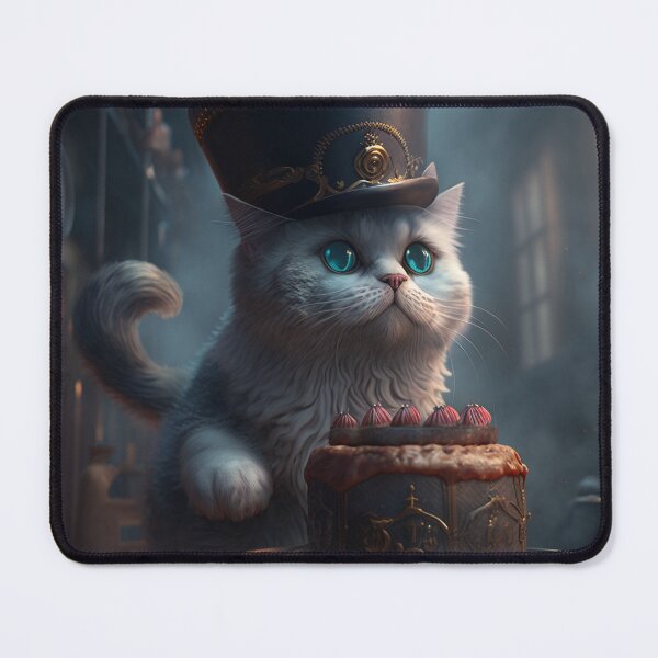Item preview, you bake the world a better place, cat bakes a cake with a cook's hat on his head designed and sold by OTA01.