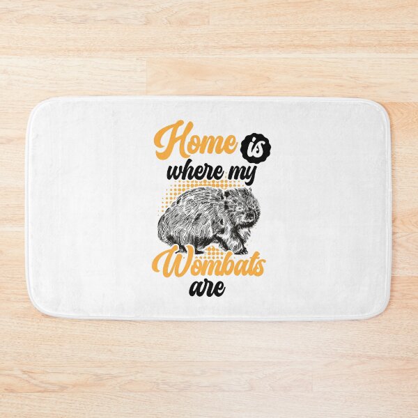 Item preview, Wombat is my home marsupial wombat designed and sold by madgrfx.