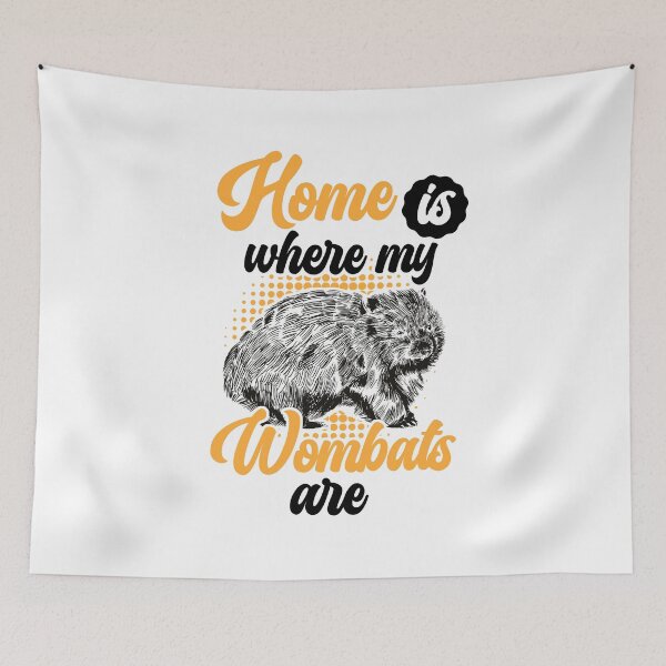Item preview, Wombat is my home marsupial wombat designed and sold by madgrfx.