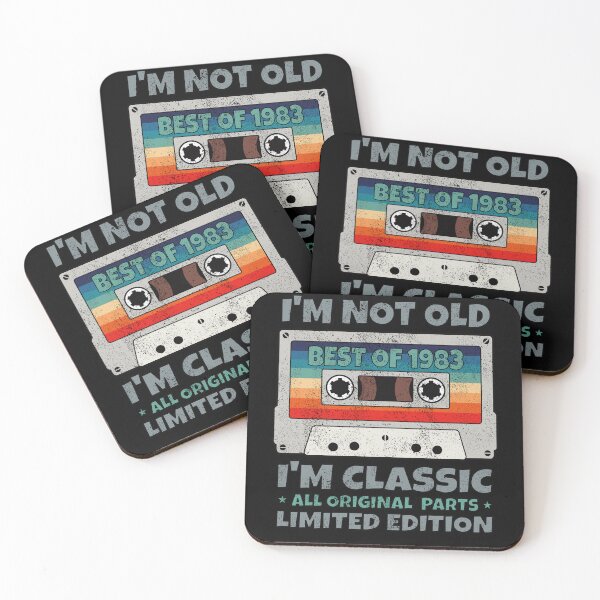 Item preview, VINTAGE BEST OF 1983 ALL ORIGINAL PARTS LIMITED EDITION RETRO FUNNY DISTRESSED CASSETTE BIRTHDAY GIFT designed and sold by Kipcio.