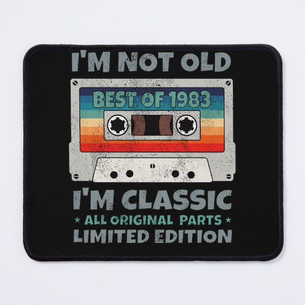 Item preview, VINTAGE BEST OF 1983 ALL ORIGINAL PARTS LIMITED EDITION RETRO FUNNY DISTRESSED CASSETTE BIRTHDAY GIFT designed and sold by Kipcio.