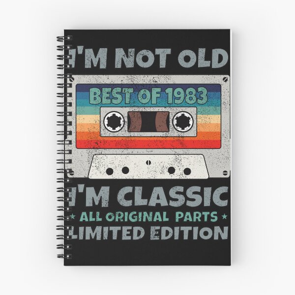 Item preview, VINTAGE BEST OF 1983 ALL ORIGINAL PARTS LIMITED EDITION RETRO FUNNY DISTRESSED CASSETTE BIRTHDAY GIFT designed and sold by Kipcio.