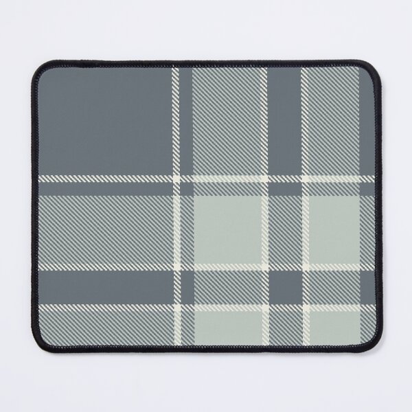 Aperçu de l'œuvre Plaid tartan bleu et gris | Motif à rayures moderne et unique créée et vendue par TheWalnut.