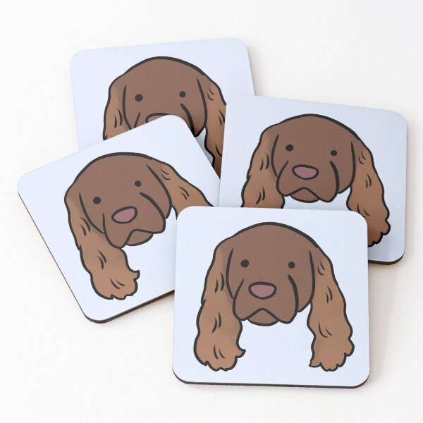 Item preview, Spaniel sussex cute illustration  designed and sold by Yarafantasyart.