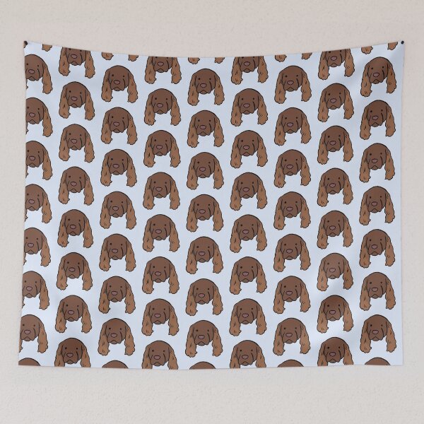 Item preview, Spaniel sussex cute illustration  designed and sold by Yarafantasyart.