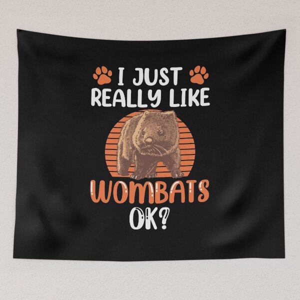 Item preview, I just like wombat australia marsupial designed and sold by madgrfx.