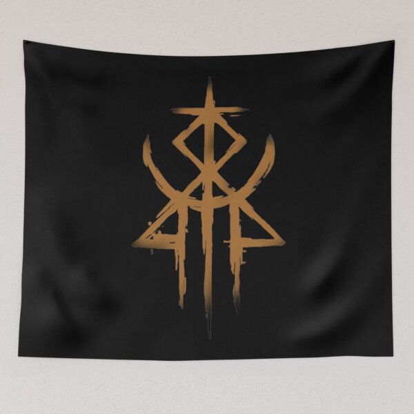 Item preview, Lorna shore immortal logo in gold designed and sold by Cool-Vibez.