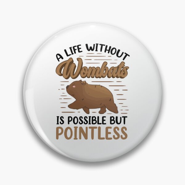 Item preview, Wombat pointless without Australia marsupial designed and sold by madgrfx.