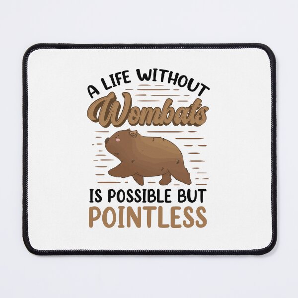 Item preview, Wombat pointless without Australia marsupial designed and sold by madgrfx.