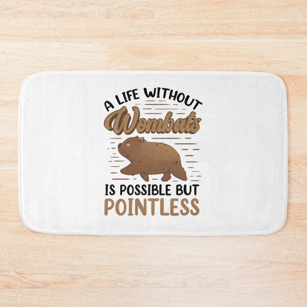 Item preview, Wombat pointless without Australia marsupial designed and sold by madgrfx.