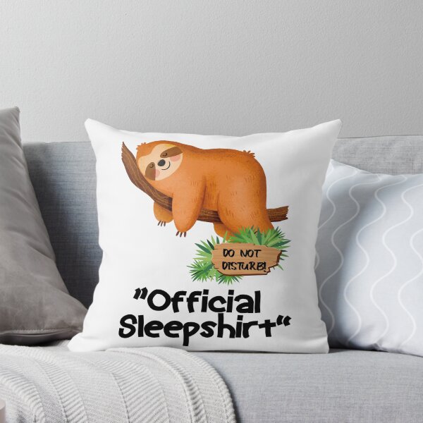 Item preview, Funny Official Sloth Sleep Shirt Birthday Gifts designed and sold by DragonPrint.
