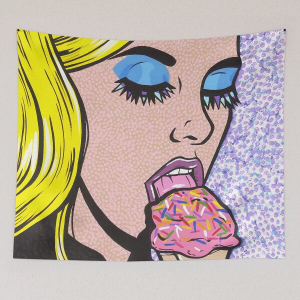 Item preview, Blonde Ice Cream Comic Girl designed and sold by turddemon.