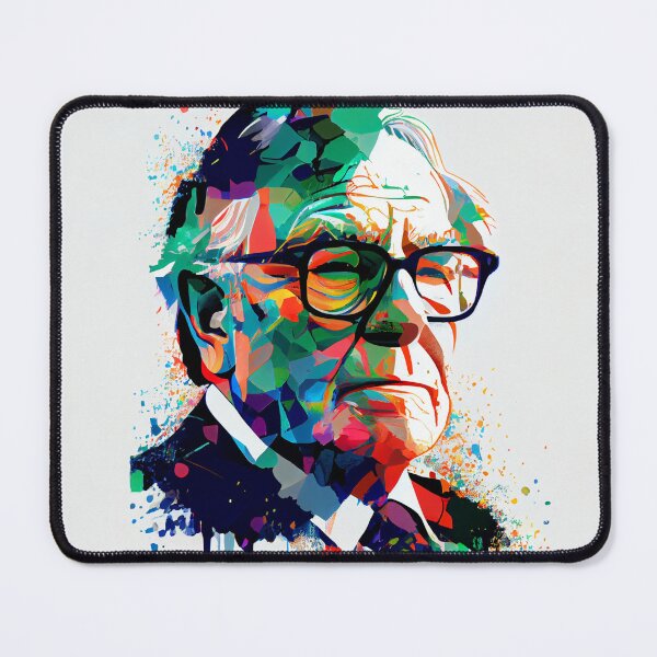 Item preview, "The Artful Investor: A Colorful Warren Buffett Illustration" designed and sold by Mykhailov.