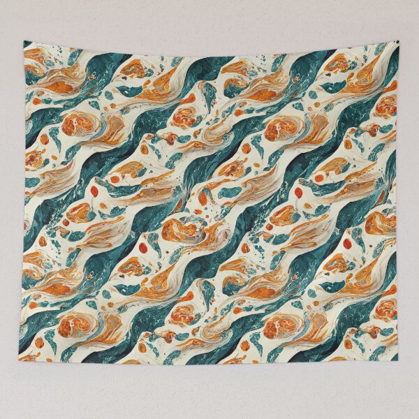 Item preview, Colorful marbling designed and sold by folskullyz.