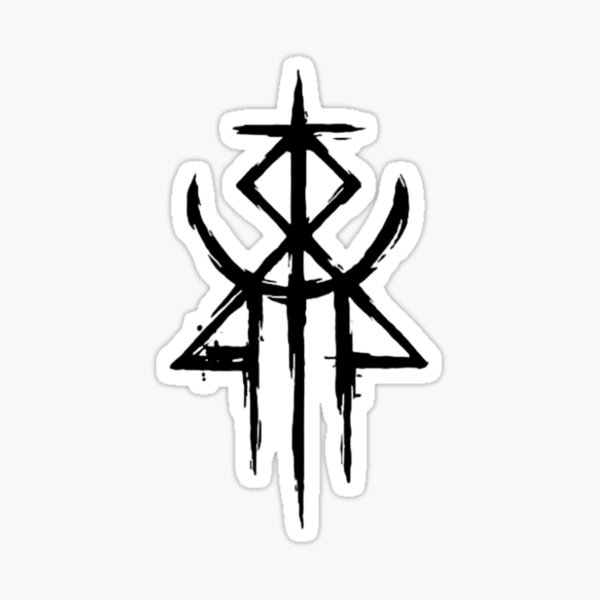 Item preview, Lorna shore immortal logo in white designed and sold by Cool-Vibez.