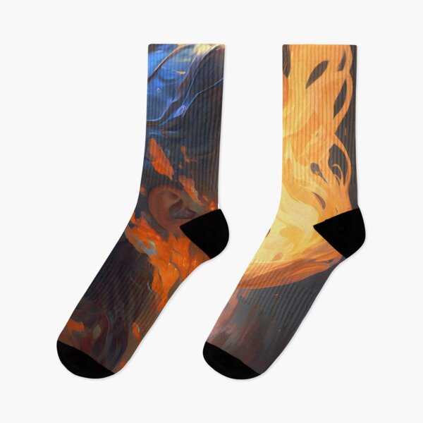 Item preview, Melodic Flames: A Digital Painting of Passion and Love designed and sold by oanaunciuleanu.