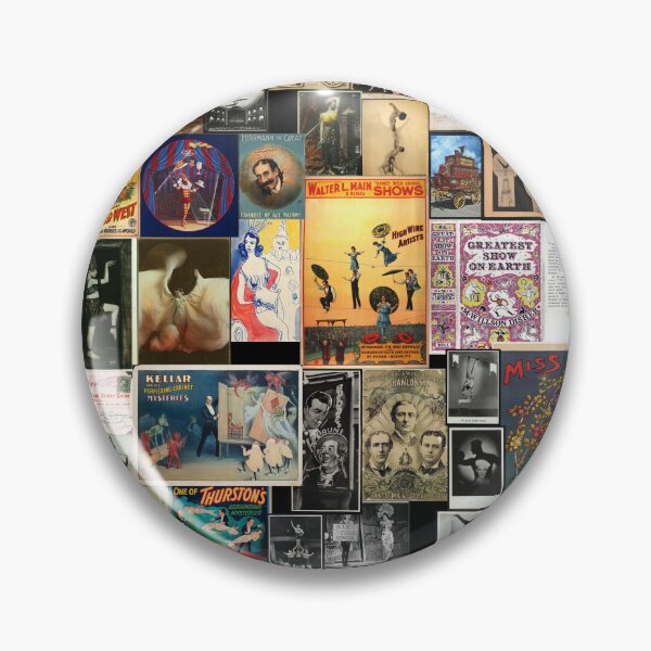 Item preview, Vintage circus collage designed and sold by History Farm.