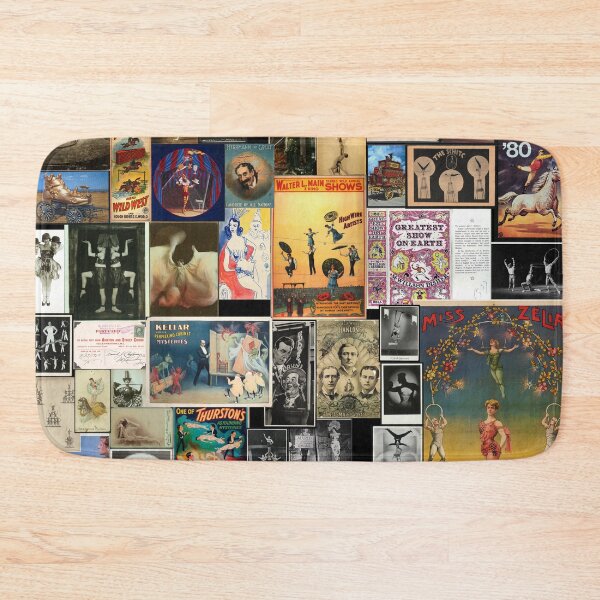 Item preview, Vintage circus collage designed and sold by History Farm.