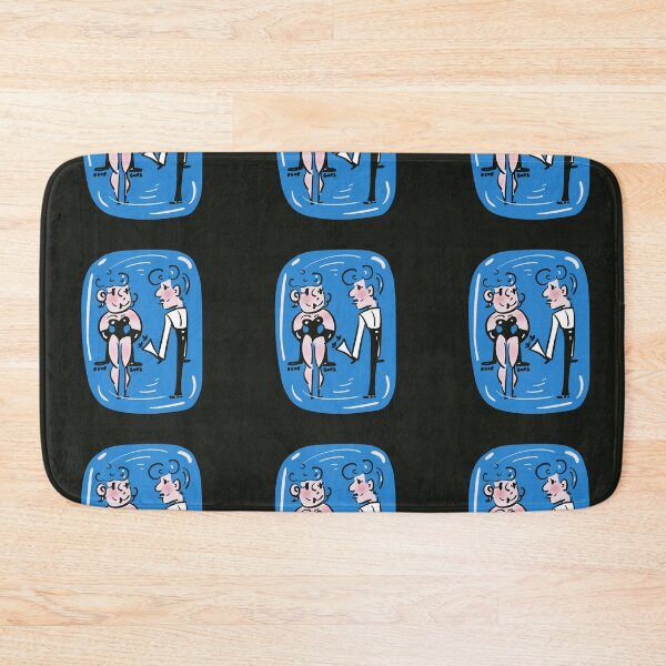 Item preview, Valentine with flowers (Blue) designed and sold by Doodbods.