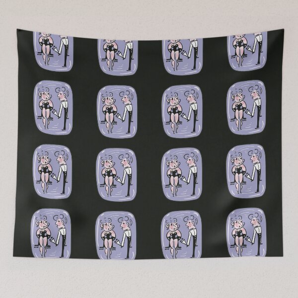 Item preview, Valentine with flowers (Violet) designed and sold by Doodbods.