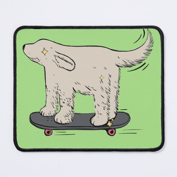 Item preview, Labrador skater on yasmine green designed and sold by Itsdomd.