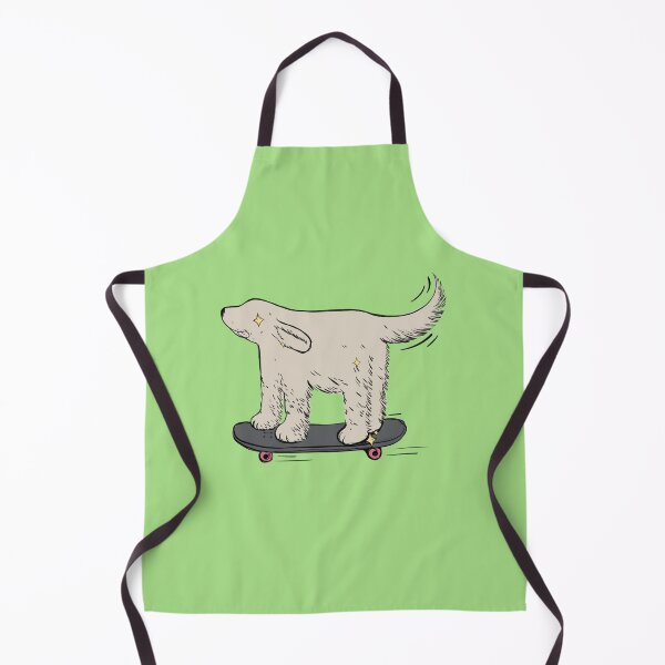 Item preview, Labrador skater on yasmine green designed and sold by Itsdomd.