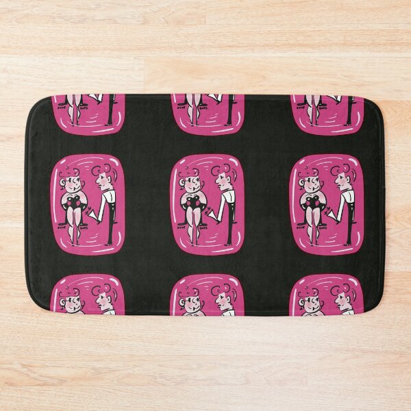 Item preview, Valentine with flowers (Pink) designed and sold by Doodbods.