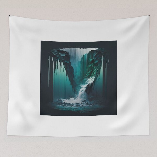 Item preview, Cascading Waterfall Art designed and sold by Artisticpixels.
