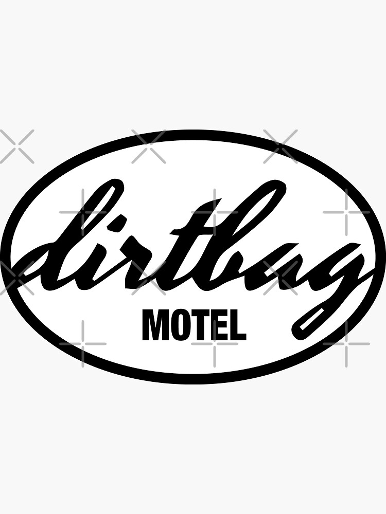 Thumbnail 3 of 3, Sticker, Dirtbag Motel designed and sold by ROAM  Apparel.