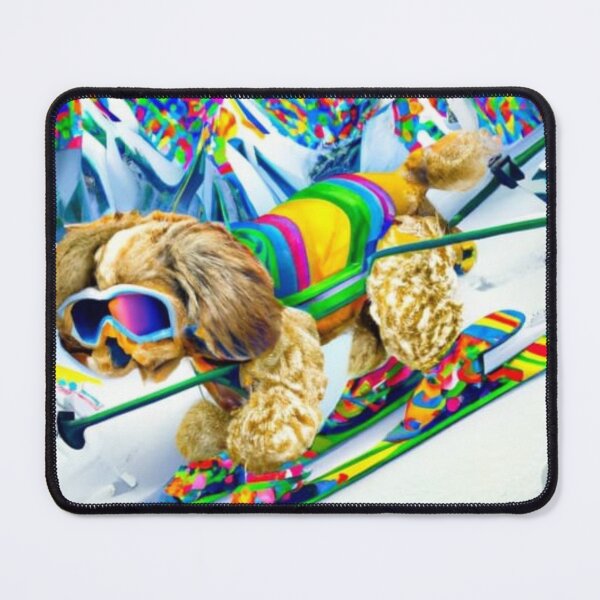 Item preview, Spaniel in Snow. Spaniel Sking. Spaniel Mamma designed and sold by Doggymadness.