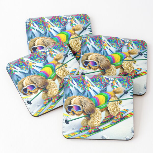 Item preview, Spaniel in Snow. Spaniel Sking. Spaniel Mamma designed and sold by Doggymadness.