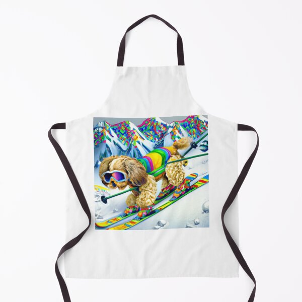 Item preview, Spaniel in Snow. Spaniel Sking. Spaniel Mamma designed and sold by Doggymadness.
