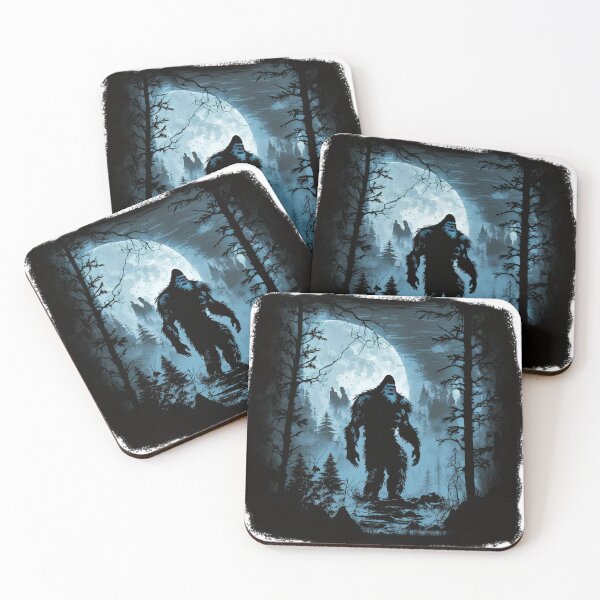 Item preview, Creepy Bigfoot T-shirt Sasquatch Yeti T shirt Bigfoot T shirt Classic T-Shirt designed and sold by iPaint Airbrush Studio.