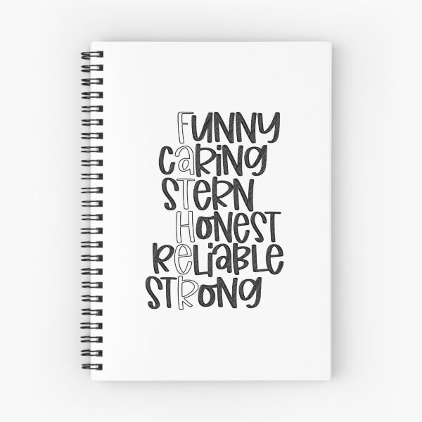 Item preview, The Qualities of a Great Dad - Funny Caring Stern Honest Reliable Strong, Quote Design designed and sold by RedArtsDesign.