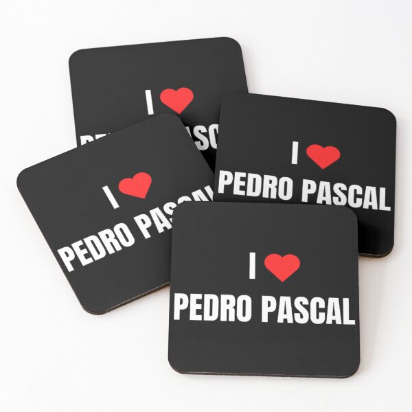Item preview, I love Pedro Pascal (black bg version) designed and sold by I Love Dilfs.