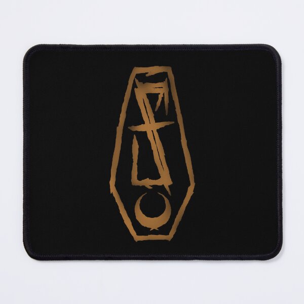 Item preview, Lorna shore flesh coffin logo in gold designed and sold by Cool-Vibez.