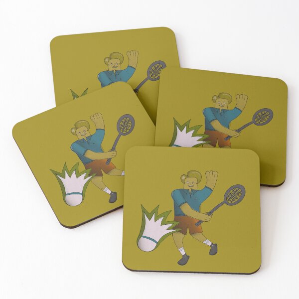 Artikelvorschau, Badminton, Smash, lustiger Sport entworfen und verkauft von Marny Design.