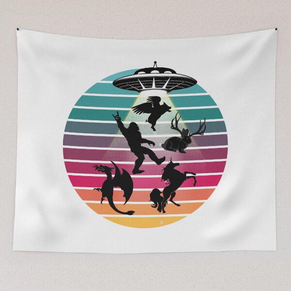 Item preview, Alien Bigfoot T Shirt, Cryptid Core Aesthetic T-Shirt designed and sold by CloverAnnie.