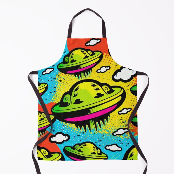 Item preview, the alines Flying saucers invasion pattern designed and sold by moroccan-stret.