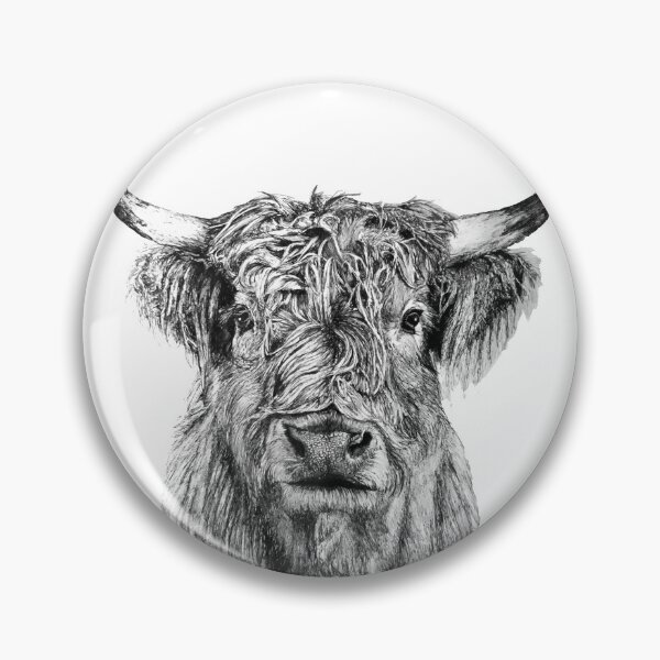Item preview, Scottish Highland Cow designed and sold by KimAbbottArt.