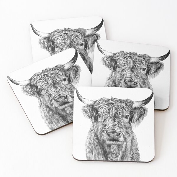 Item preview, Scottish Highland Cow designed and sold by KimAbbottArt.