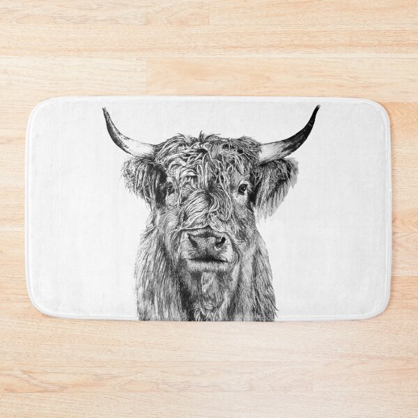 Item preview, Scottish Highland Cow designed and sold by KimAbbottArt.