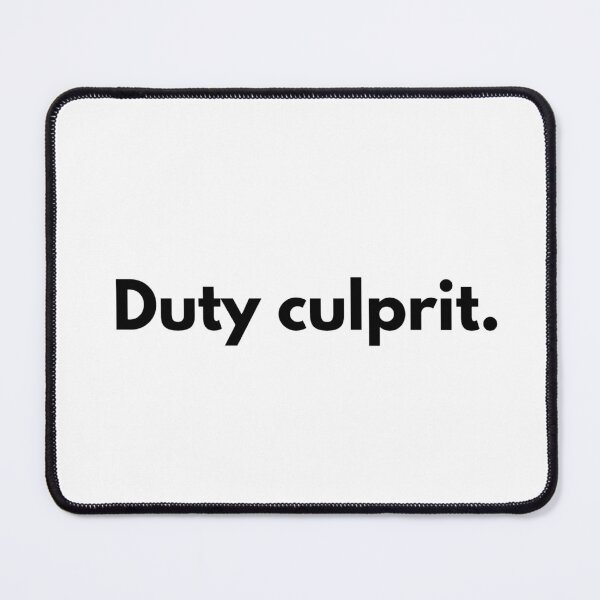 Item preview, Duty culprit. designed and sold by Dj Gavric998.