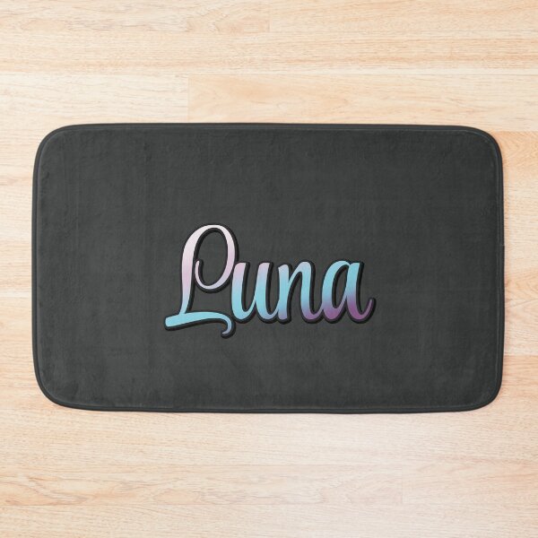 Item preview, Pretty Script Luna Typographic Name in Cool Colors designed and sold by AloraDawnEve.