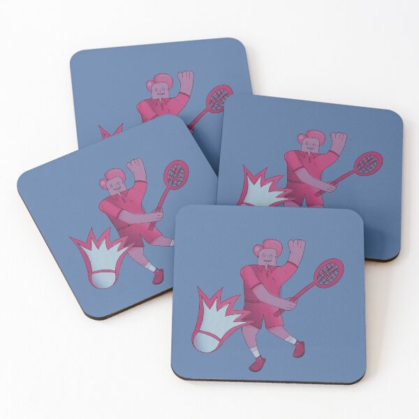 Item preview, Badminton, smash, funny sport designed and sold by Marny Design.