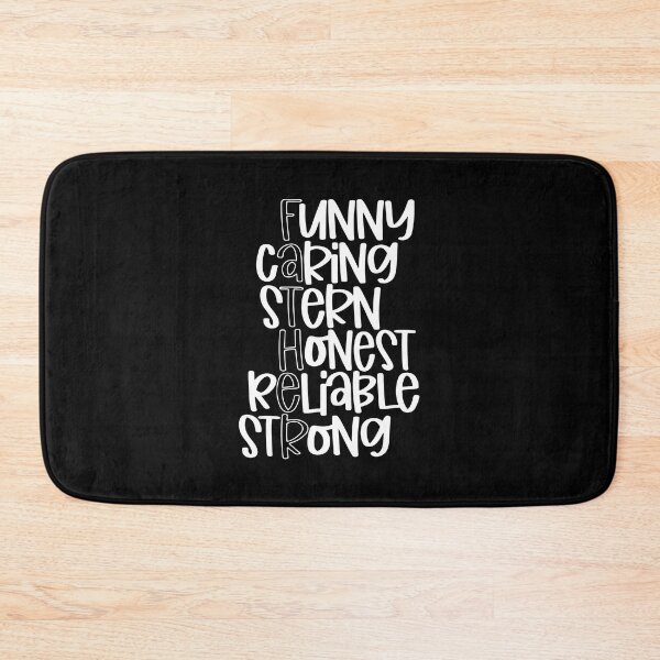 Item preview, Celebrating Dad's Multifaceted Nature - Funny Caring Stern Honest Reliable Strong designed and sold by RedArtsDesign.