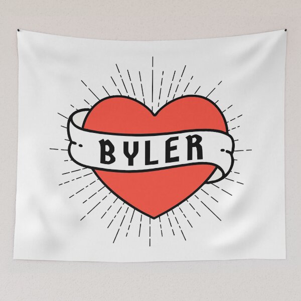Item preview, Byler Heart and Banner designed and sold by humnoo.