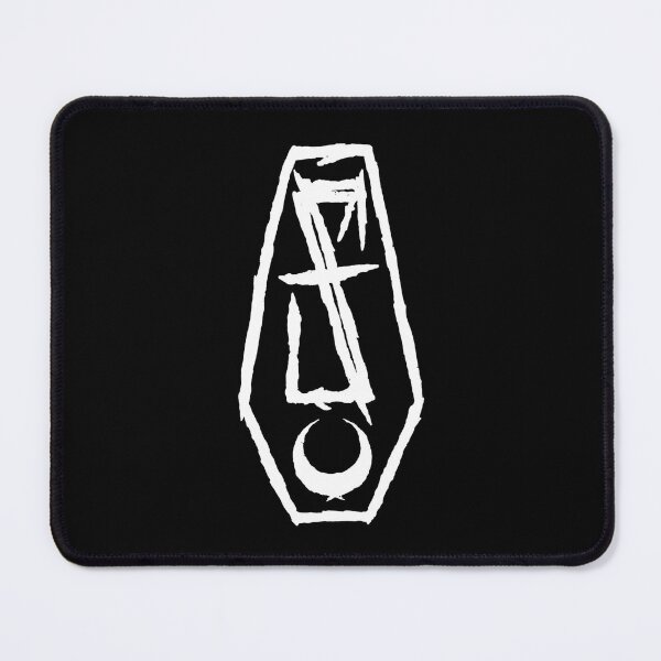 Item preview, Lorna shore flesh coffin logo in white designed and sold by Cool-Vibez.