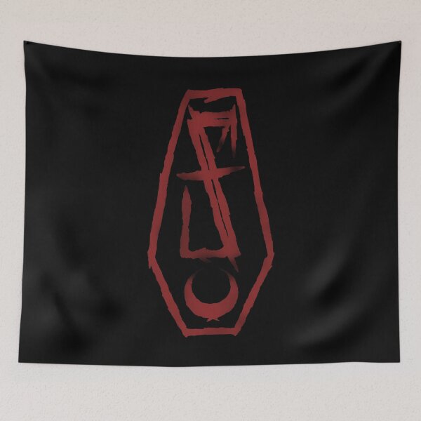 Item preview, Lorna shore flesh coffin logo in red designed and sold by Cool-Vibez.
