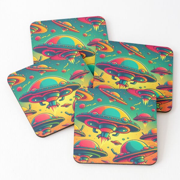 Item preview, Copy of Copy of the alines Flying saucers invasion pattern designed and sold by moroccan-stret.